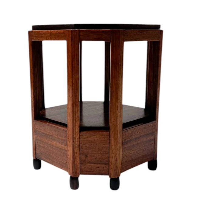 Art Deco Amsterdamse School Side Table, 1920s